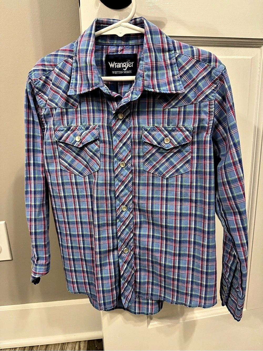 Wrangler Pearl Snap Western Long Sleeve Shirt